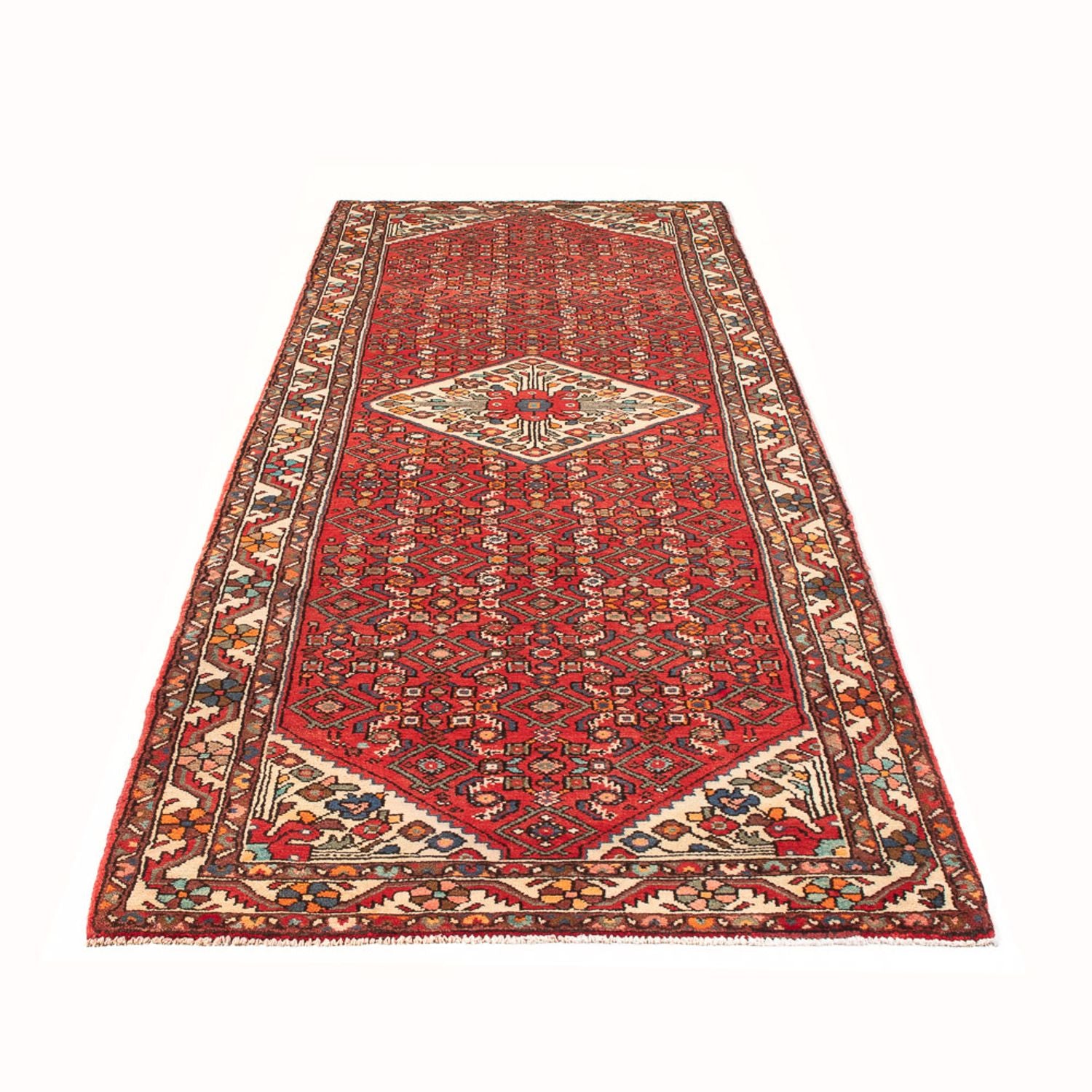 Alfombra de pasillo Alfombra persa - Nómada - 311 x 111 cm - rojo