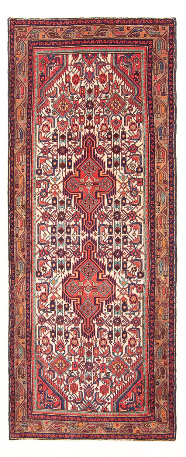 Alfombra de pasillo Alfombra persa - Nómada - 286 x 112 cm - crema