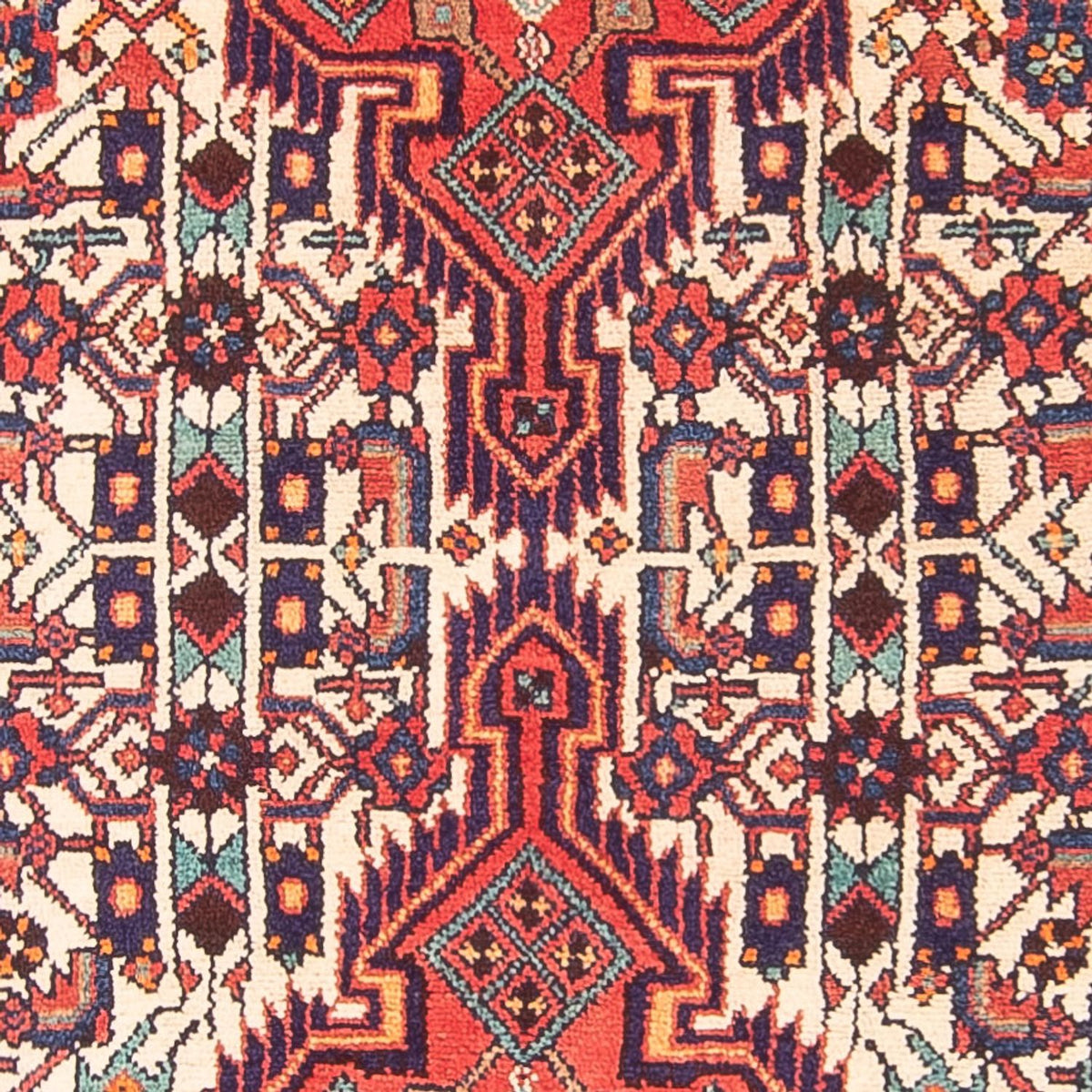 Alfombra de pasillo Alfombra persa - Nómada - 286 x 112 cm - crema