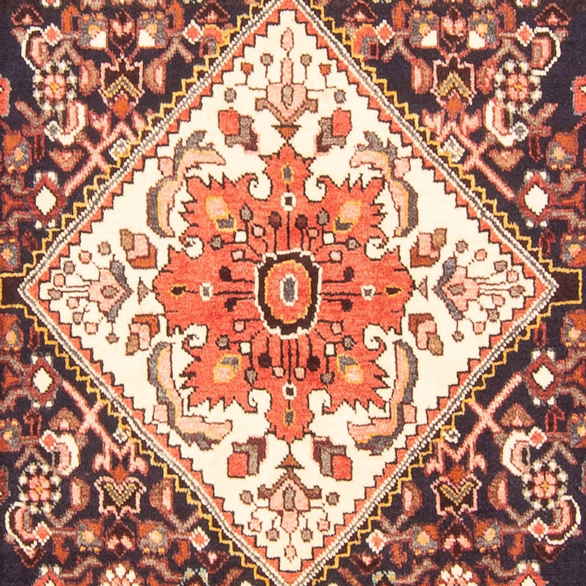 Alfombra de pasillo Alfombra persa - Nómada - 307 x 122 cm - azul oscuro