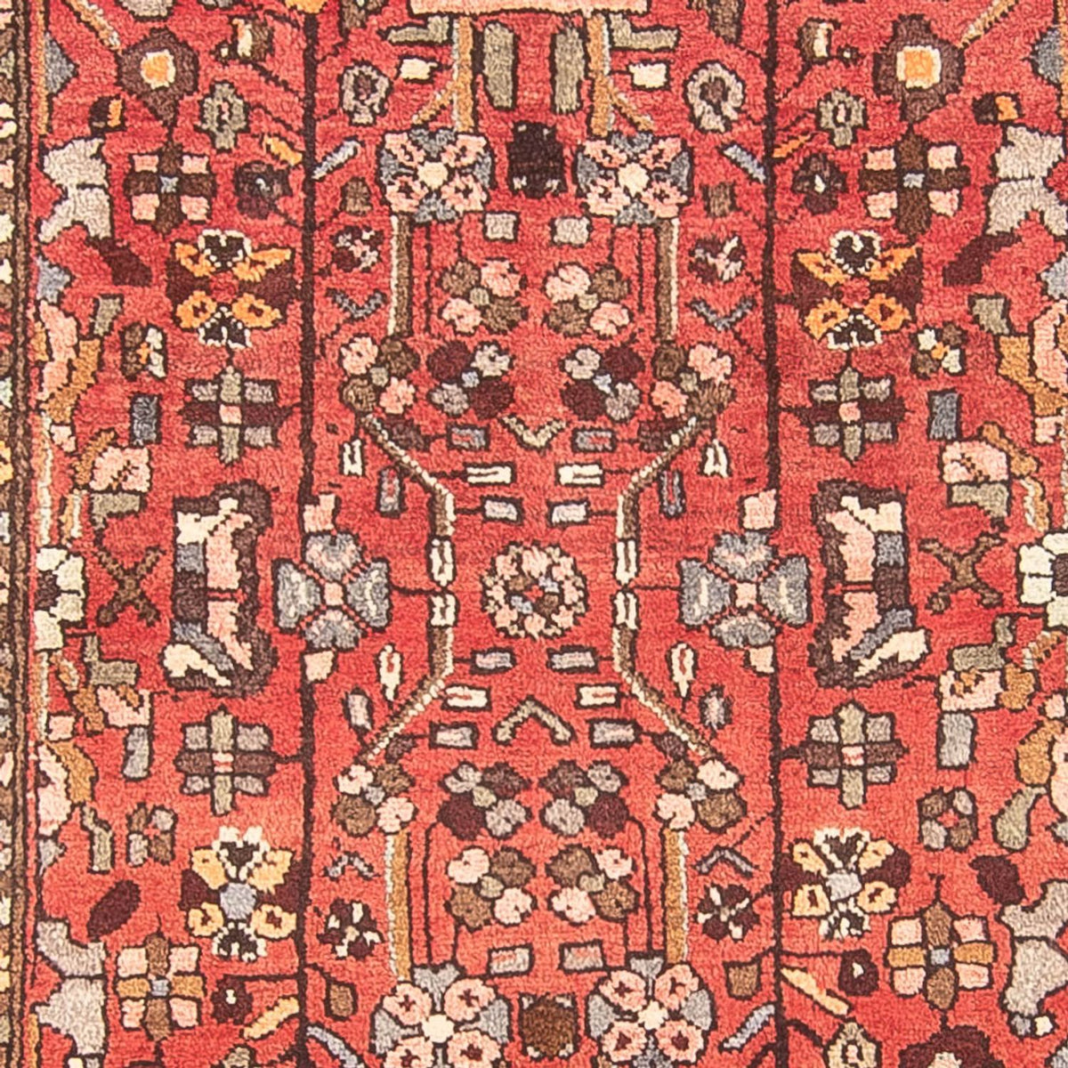 Alfombra de pasillo Alfombra persa - Nómada - 325 x 110 cm - rojo