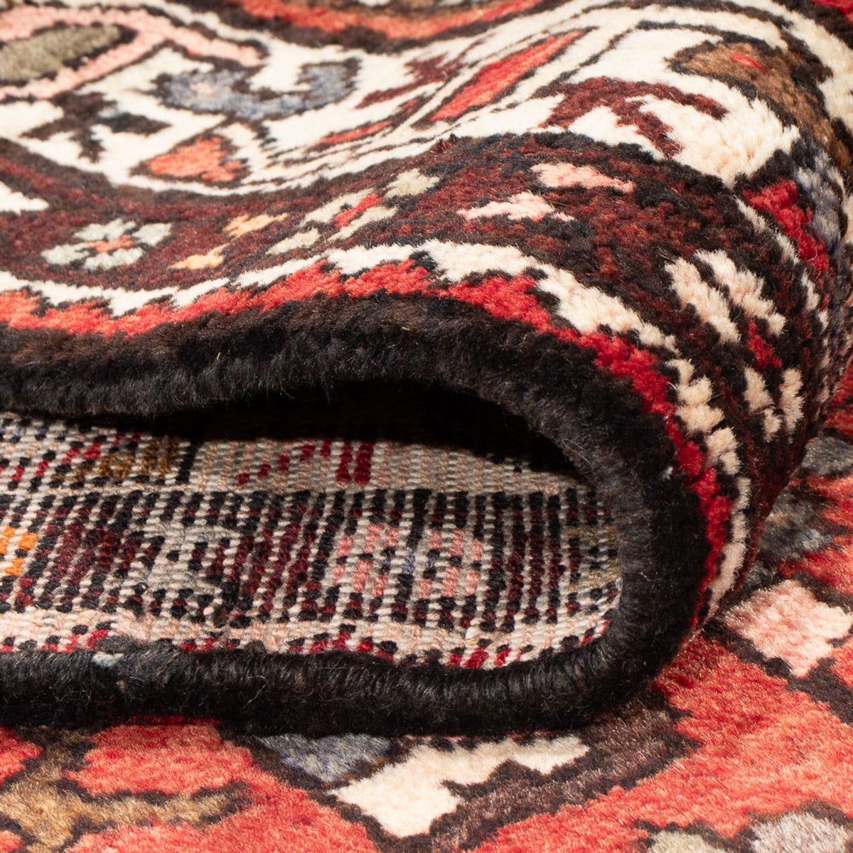 Alfombra de pasillo Alfombra persa - Nómada - 325 x 110 cm - rojo