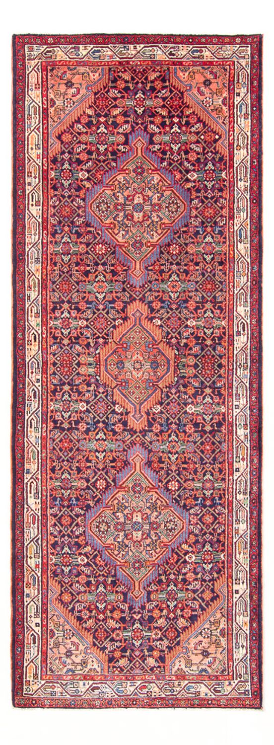 Alfombra de pasillo Alfombra persa - Nómada - 335 x 120 cm - azul oscuro