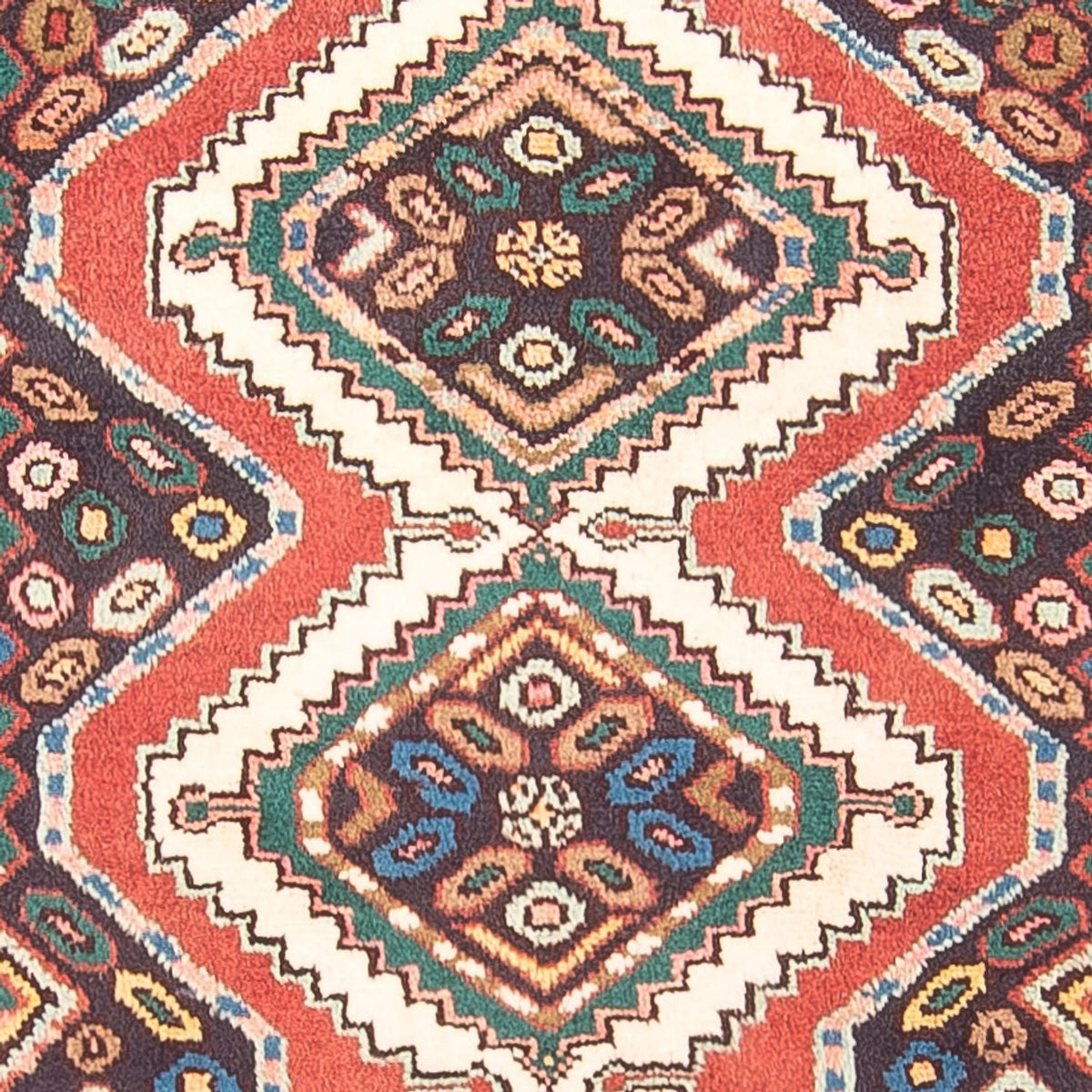 Alfombra de pasillo Alfombra persa - Nómada - 310 x 93 cm - beige