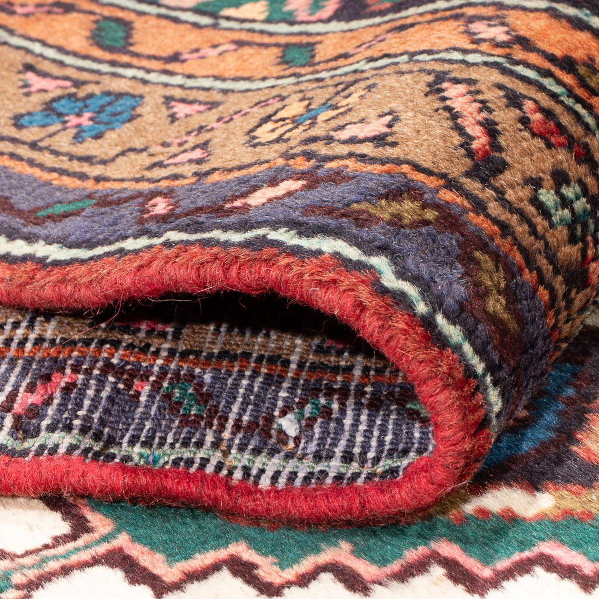 Alfombra de pasillo Alfombra persa - Nómada - 310 x 93 cm - beige