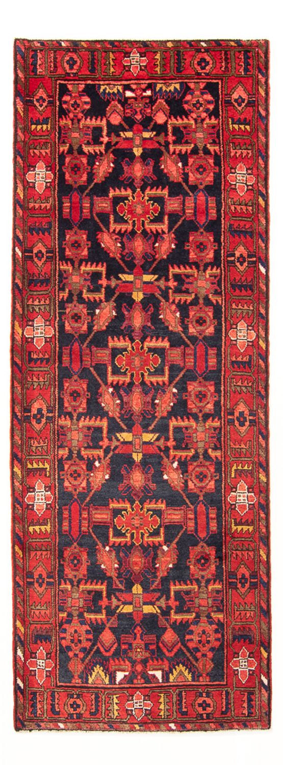 Alfombra de pasillo Alfombra persa - Bidjar - 310 x 112 cm - azul oscuro