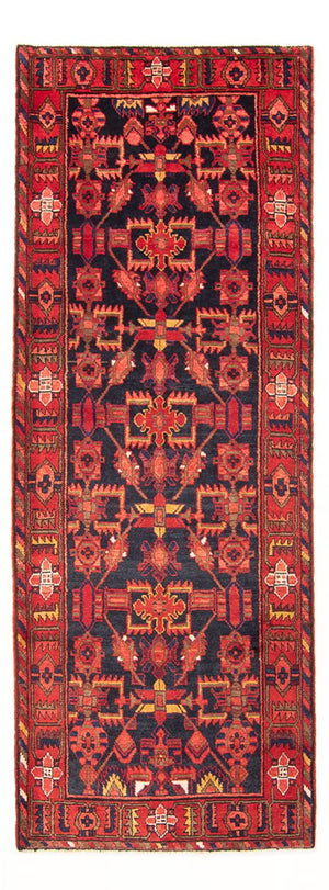 Alfombra de pasillo Alfombra persa - Bidjar - 310 x 112 cm - azul oscuro