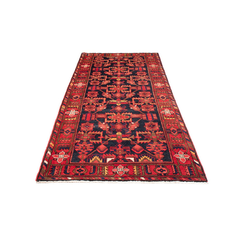Alfombra de pasillo Alfombra persa - Bidjar - 310 x 112 cm - azul oscuro