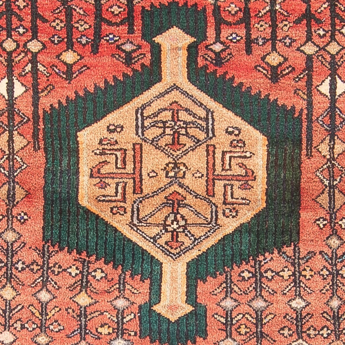 Alfombra de pasillo Alfombra persa - Nómada - 293 x 104 cm - rojo