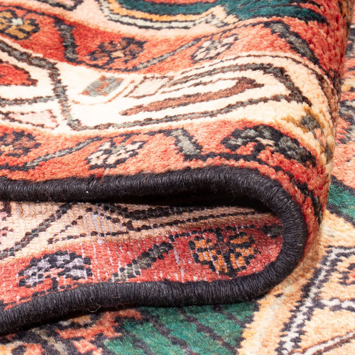 Alfombra de pasillo Alfombra persa - Nómada - 293 x 104 cm - rojo