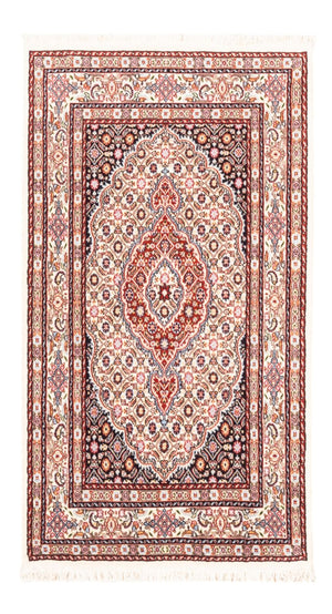 Alfombra persa - Clásica - Real - 132 x 75 cm - beige
