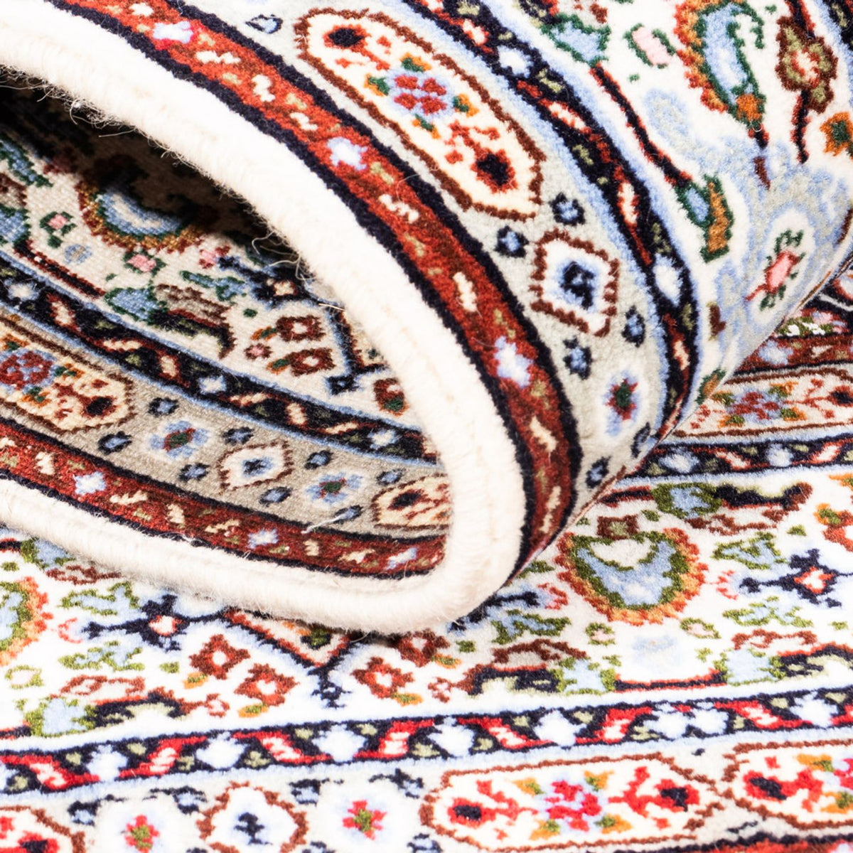 Alfombra persa - Clásica - Real - 125 x 76 cm - multicolor