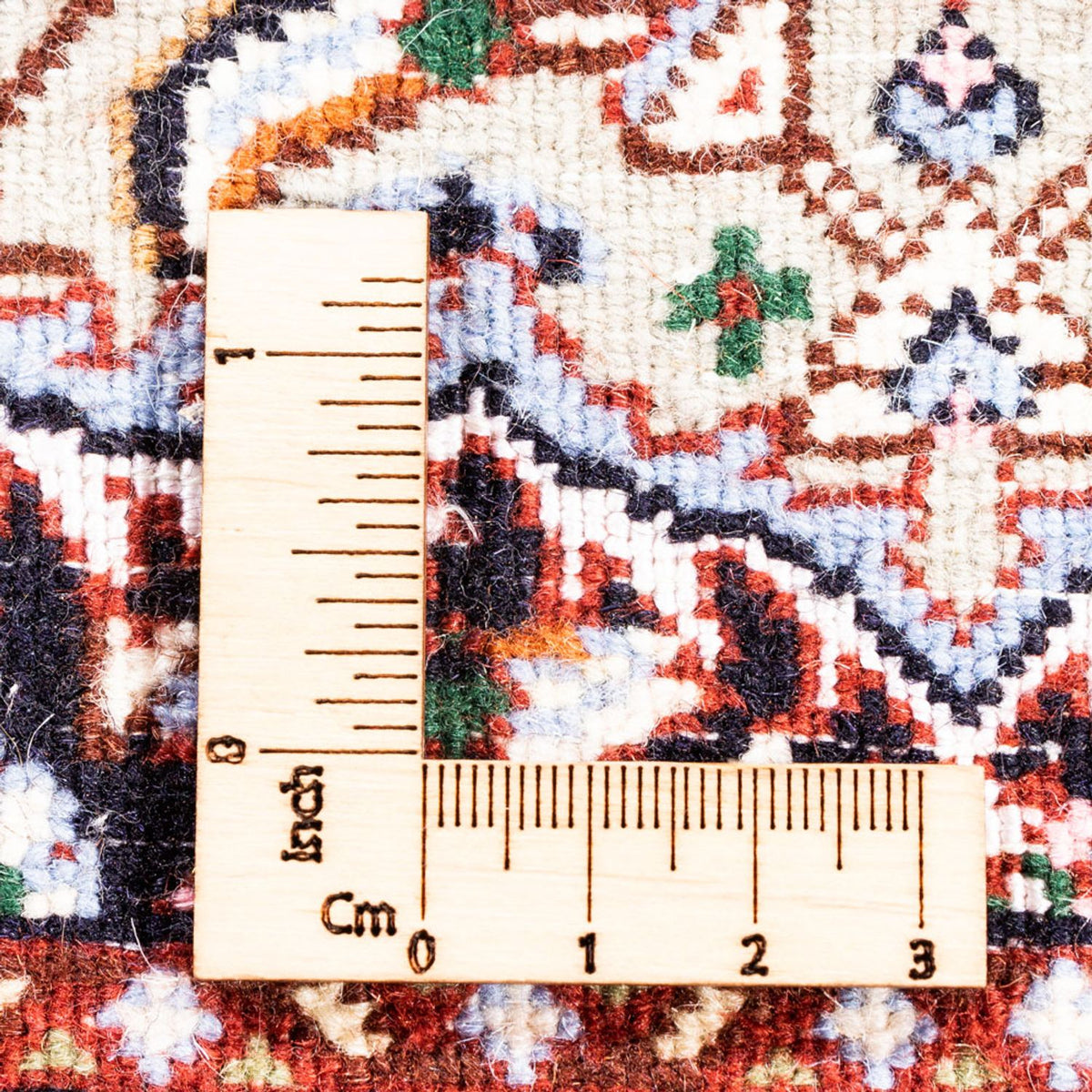 Alfombra persa - Clásica - Real - 125 x 76 cm - multicolor