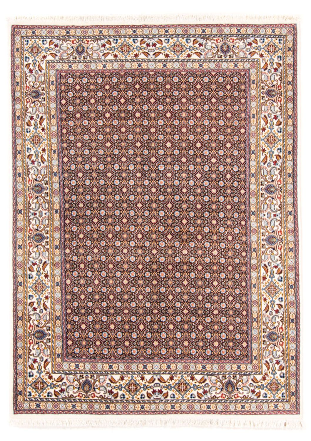 Alfombra persa - Clásica - 197 x 141 cm - azul oscuro