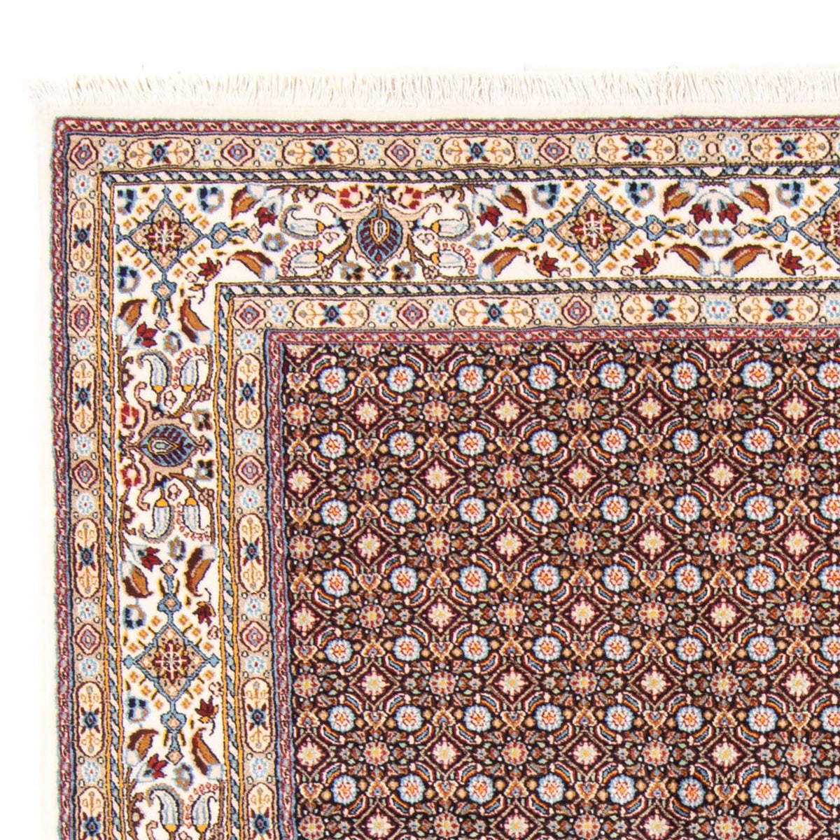 Alfombra persa - Clásica - 197 x 141 cm - azul oscuro