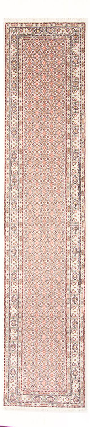 Alfombra de pasillo Alfombra persa - Clásica - 388 x 78 cm - crema