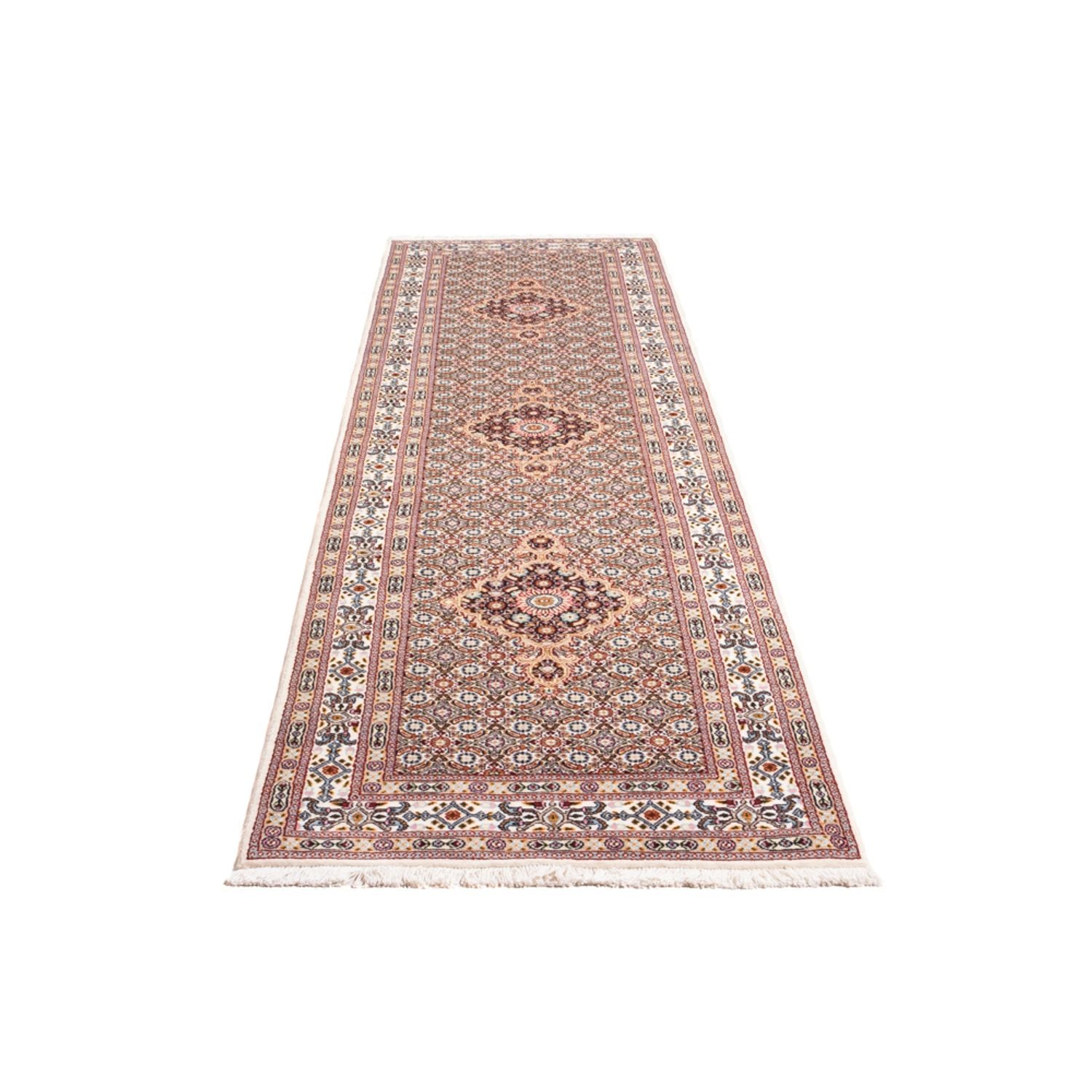 Alfombra de pasillo Alfombra persa - Clásica - 287 x 77 cm - crema