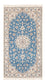 Alfombra Persa - Nain - Prima - 138 x 76 cm - azul claro
