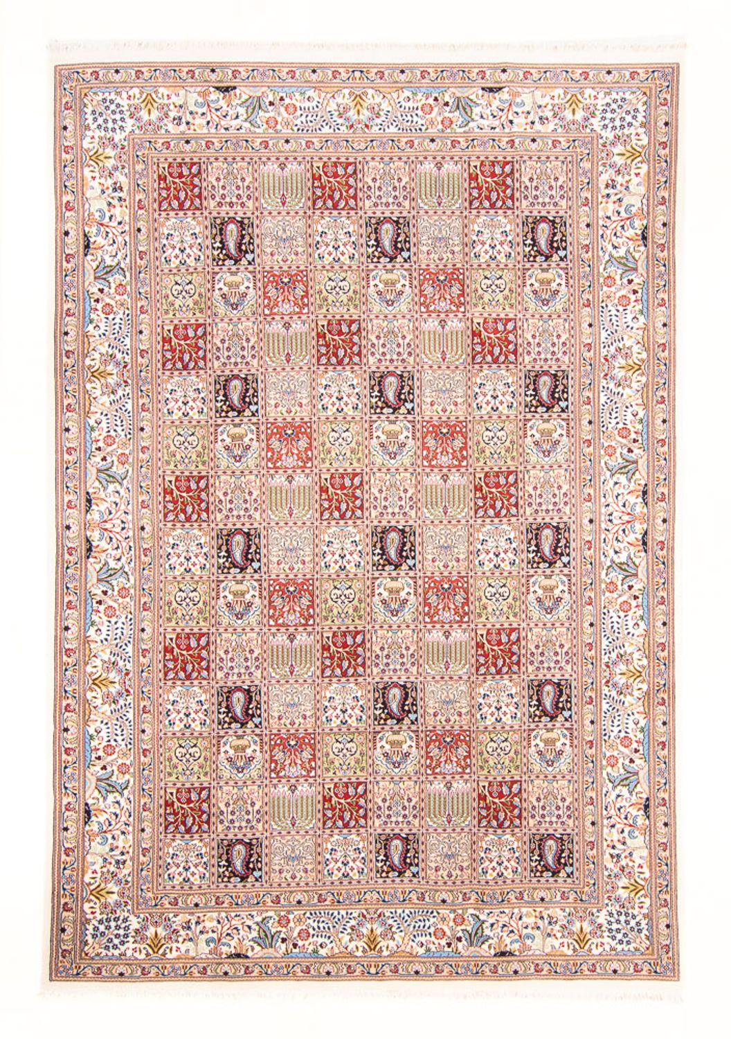 Alfombra persa - Clásica - Real - 300 x 198 cm - crema