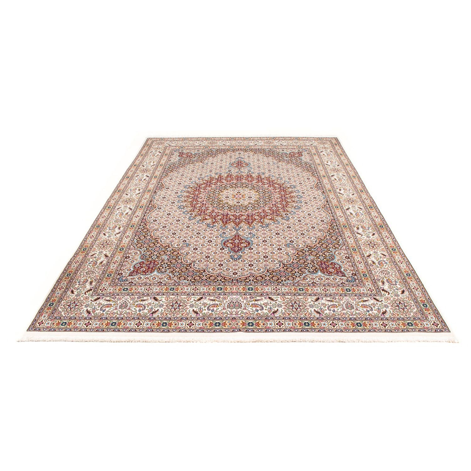 Alfombra persa - Clásica - 299 x 198 cm - crema