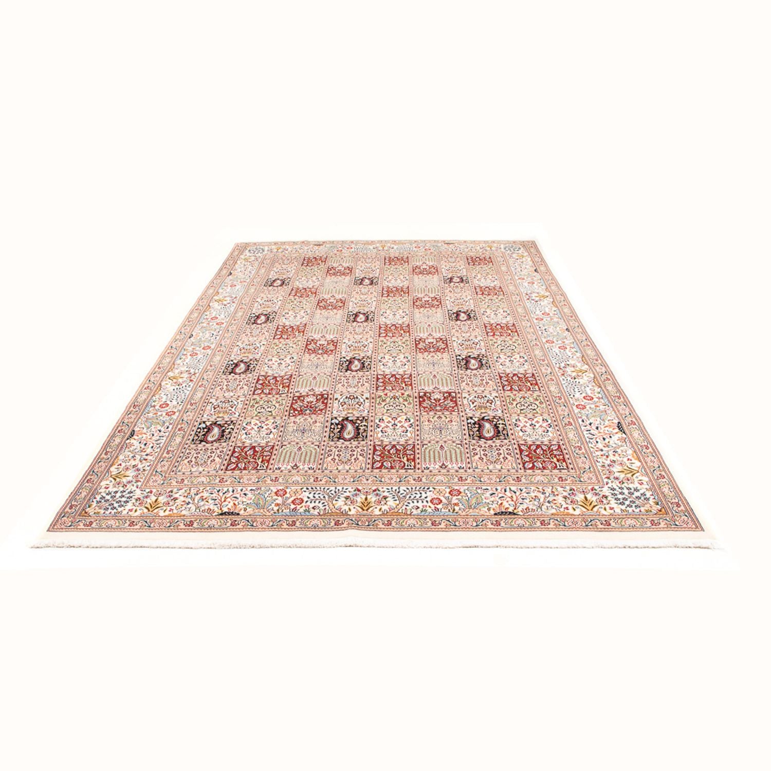 Alfombra persa - Clásica - Real - 302 x 202 cm - crema
