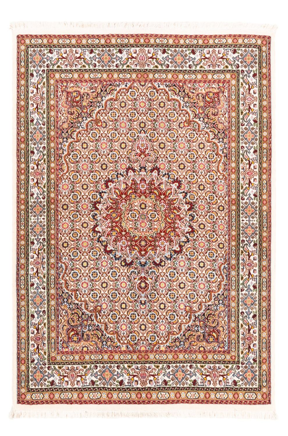 Alfombra persa - Clásica - 142 x 97 cm - beige