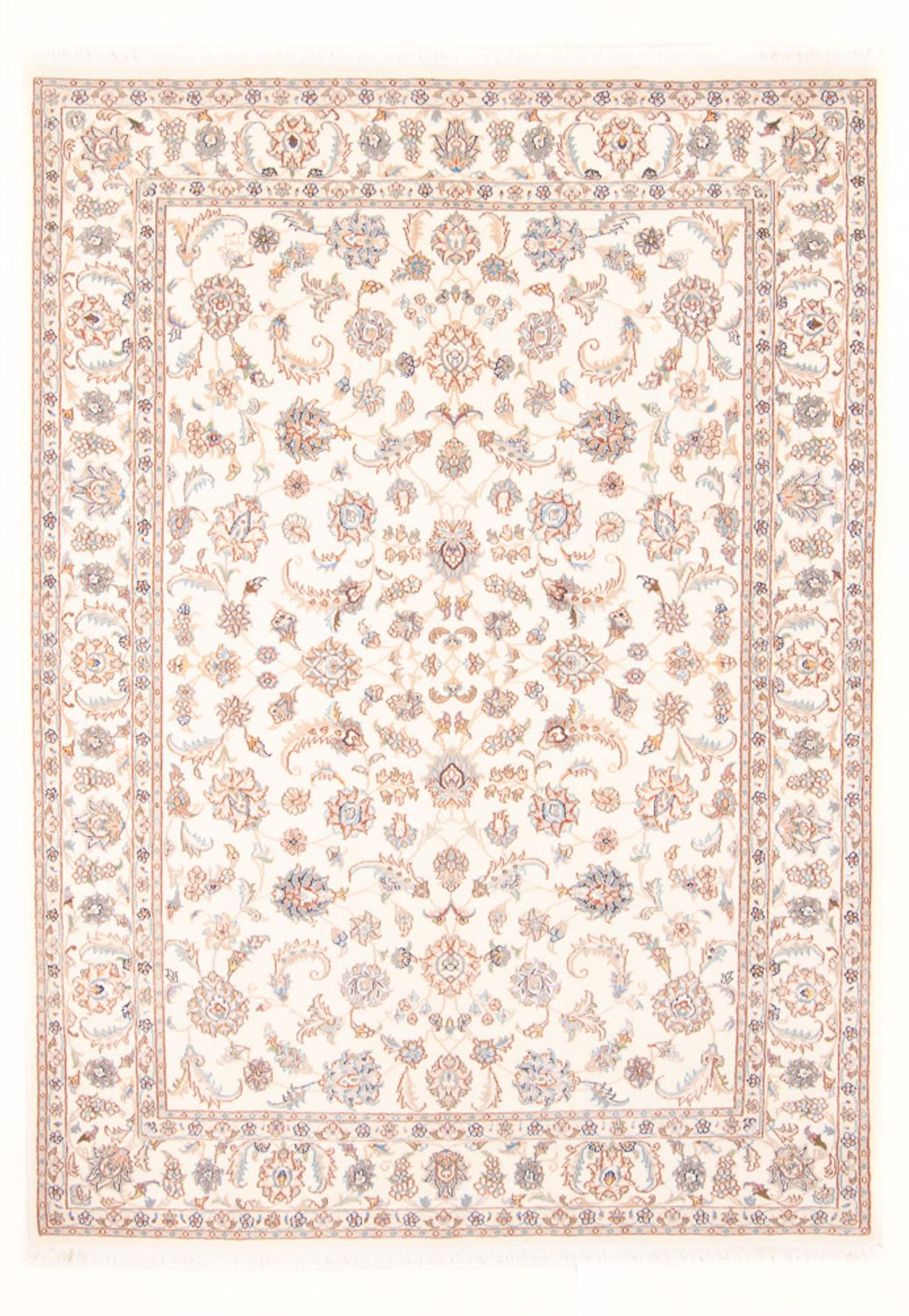 Alfombra Persa - Tabriz - Real - 213 x 150 cm - crema