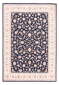 Alfombra Persa - Tabriz - Real - 240 x 170 cm - azul oscuro