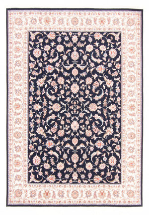 Alfombra Persa - Tabriz - Real - 240 x 170 cm - azul oscuro