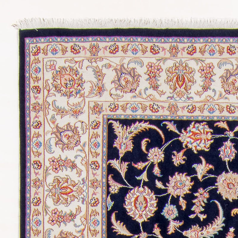 Alfombra Persa - Tabriz - Real - 240 x 170 cm - azul oscuro