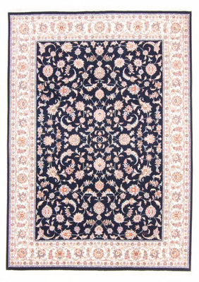 Alfombra Persa - Tabriz - Real - 240 x 172 cm - azul oscuro
