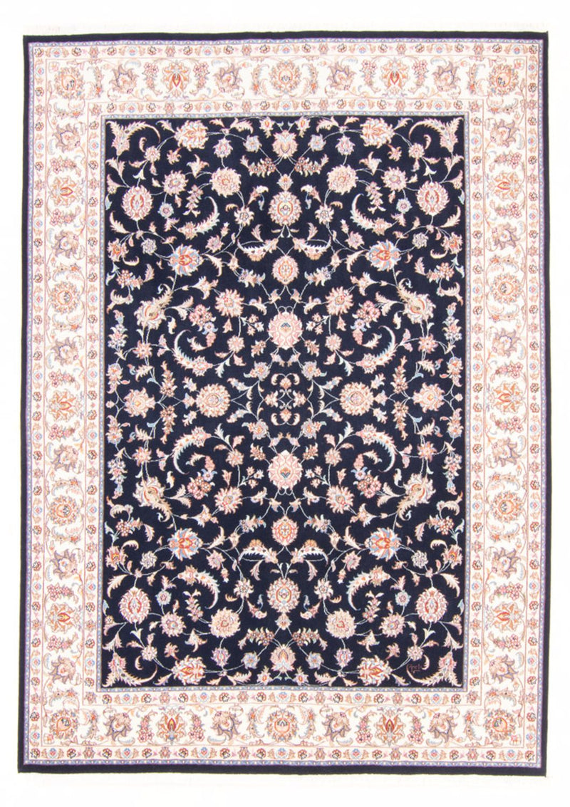 Alfombra Persa - Tabriz - Real - 240 x 172 cm - azul oscuro