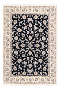 Alfombra Persa - Nain - Prima - 174 x 121 cm - azul oscuro