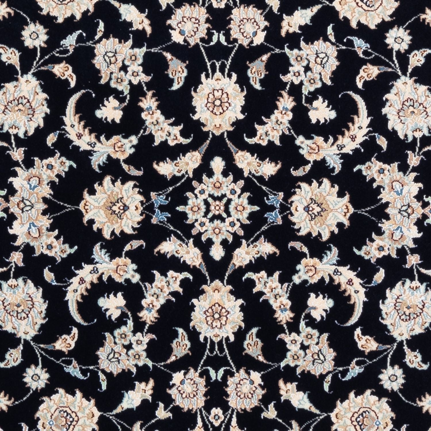 Alfombra Persa - Nain - Prima - 174 x 121 cm - azul oscuro