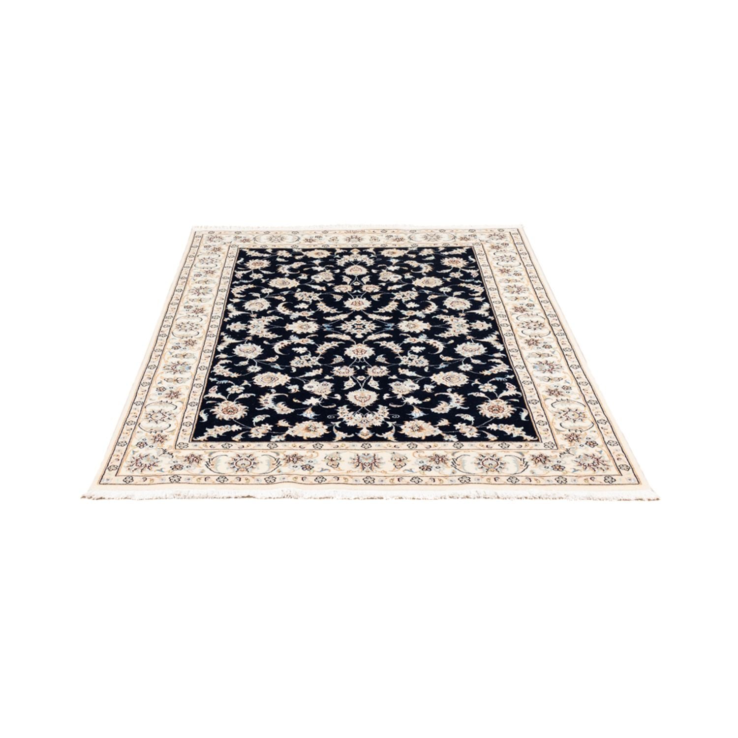 Alfombra Persa - Nain - Prima - 178 x 120 cm - azul oscuro