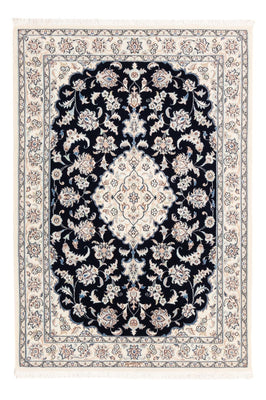 Alfombra Persa - Nain - Prima - 148 x 107 cm - azul oscuro