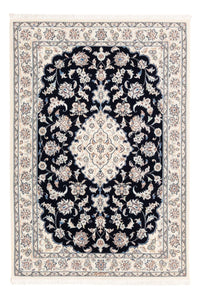 Alfombra Persa - Nain - Prima - 148 x 107 cm - azul oscuro