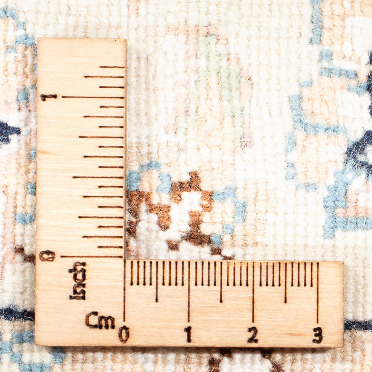 Alfombra Persa - Nain - Prima - 134 x 74 cm - azul oscuro