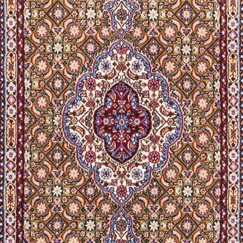 Alfombra persa - Clásica - Real - 130 x 79 cm - verde