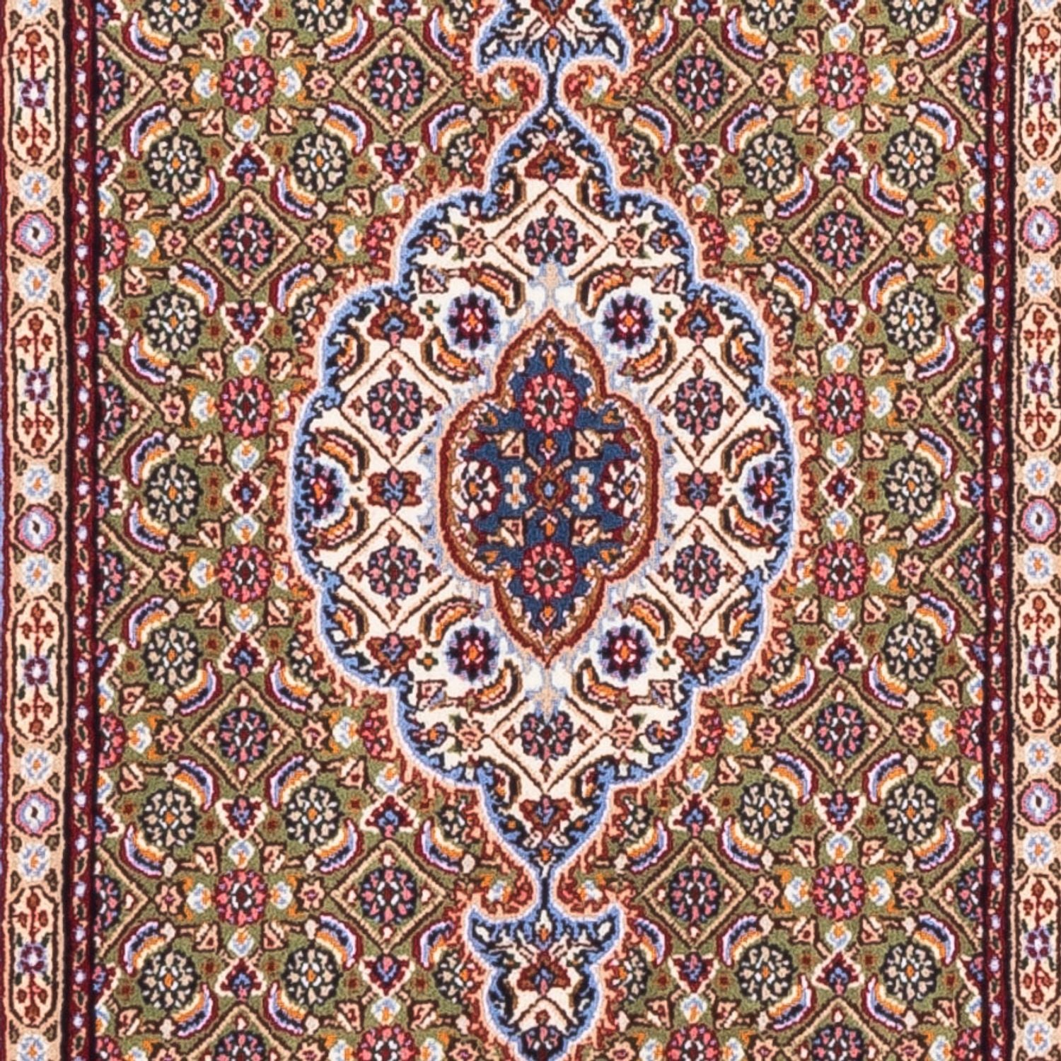 Alfombra persa - Clásica - Real - 129 x 80 cm - verde