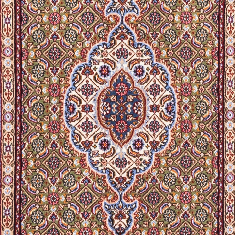 Alfombra persa - Clásica - Real - 129 x 80 cm - verde