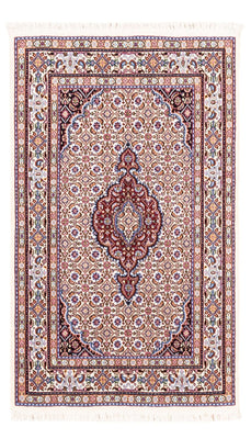 Alfombra persa - Clásica - Real - 128 x 78 cm - beige