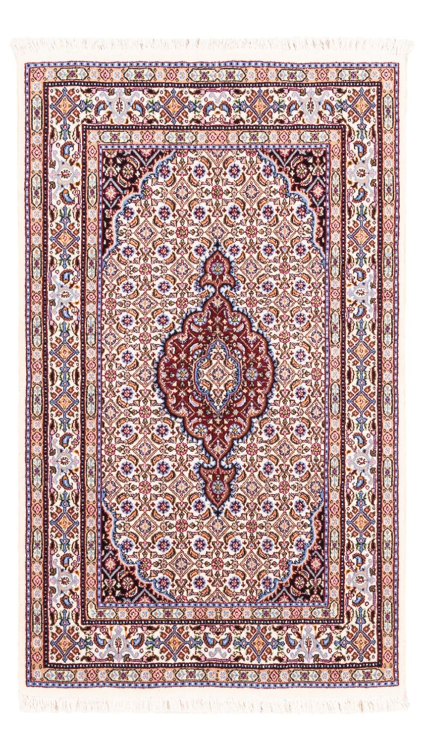 Alfombra persa - Clásica - Real - 128 x 78 cm - beige