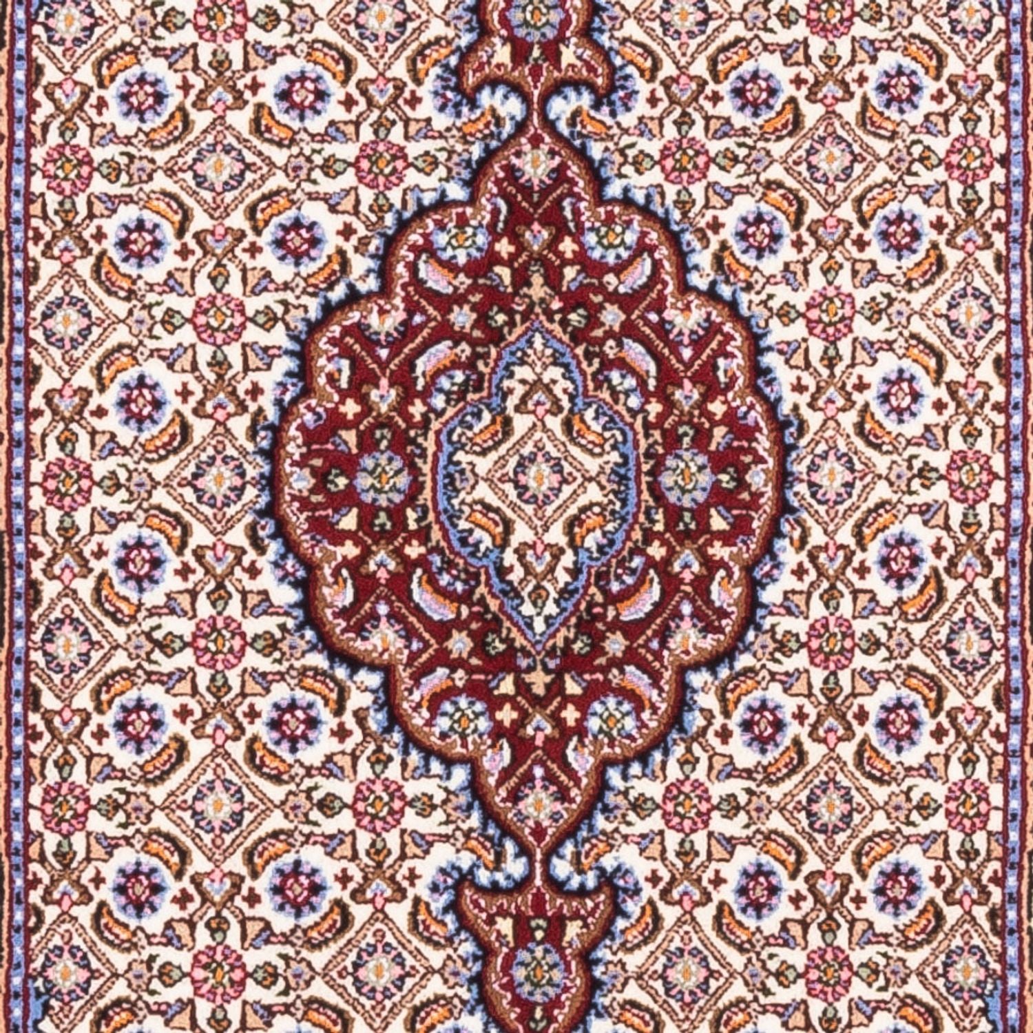 Alfombra persa - Clásica - Real - 128 x 78 cm - beige