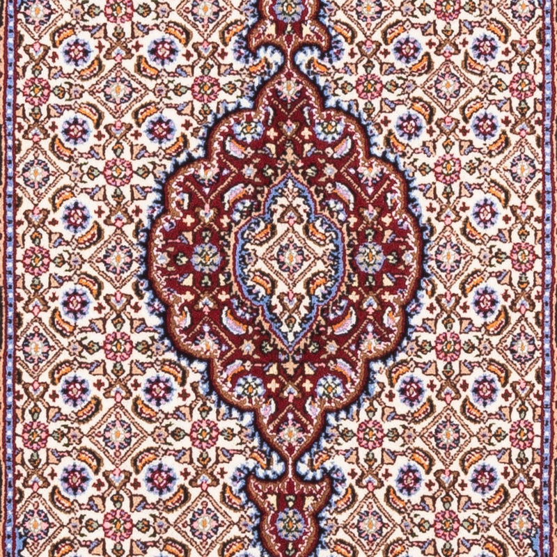 Alfombra persa - Clásica - Real - 128 x 78 cm - beige