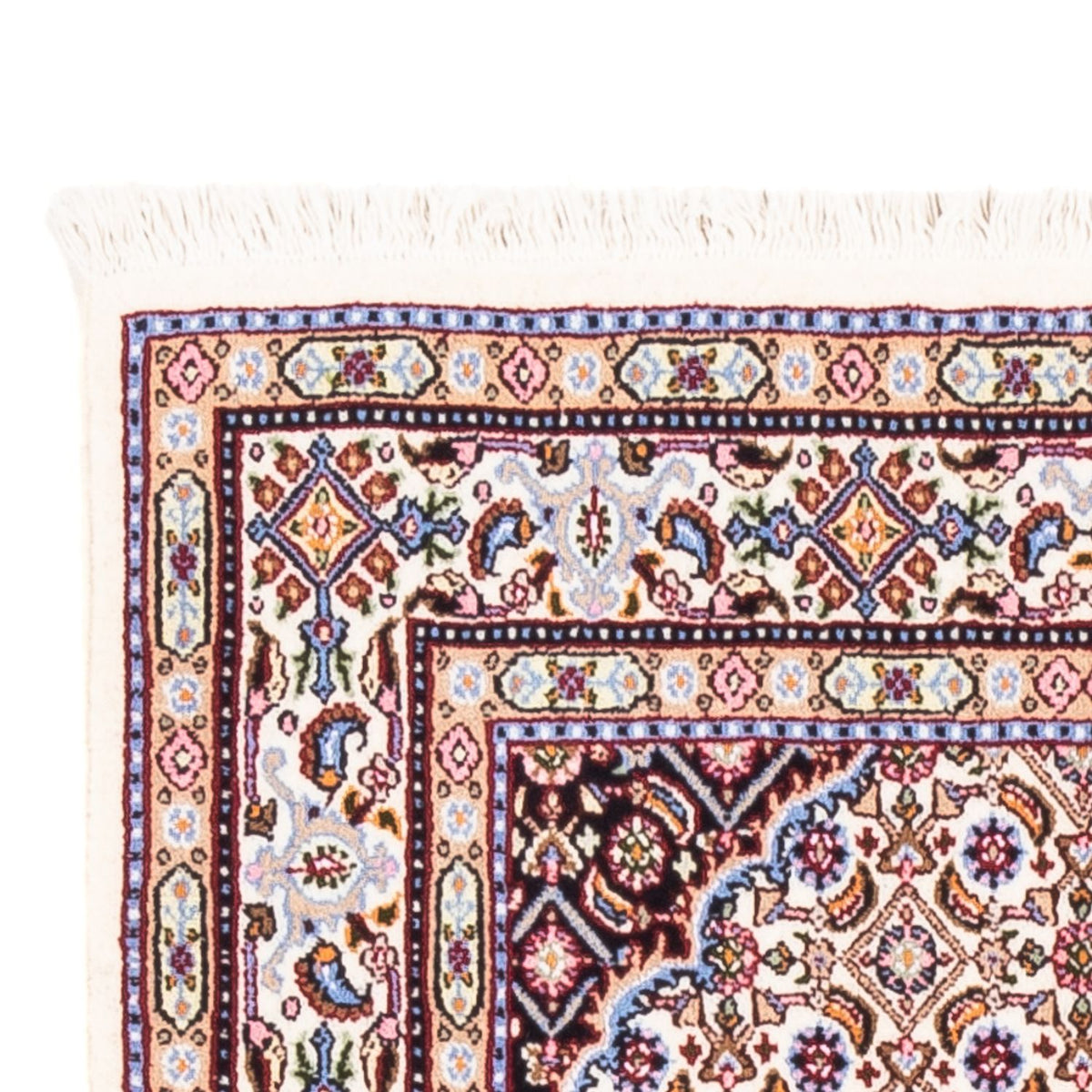 Alfombra persa - Clásica - Real - 128 x 78 cm - beige