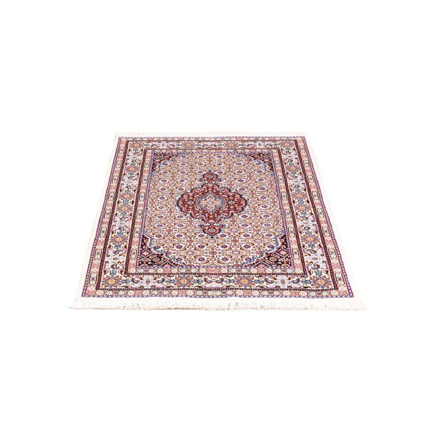 Alfombra persa - Clásica - Real - 128 x 78 cm - beige