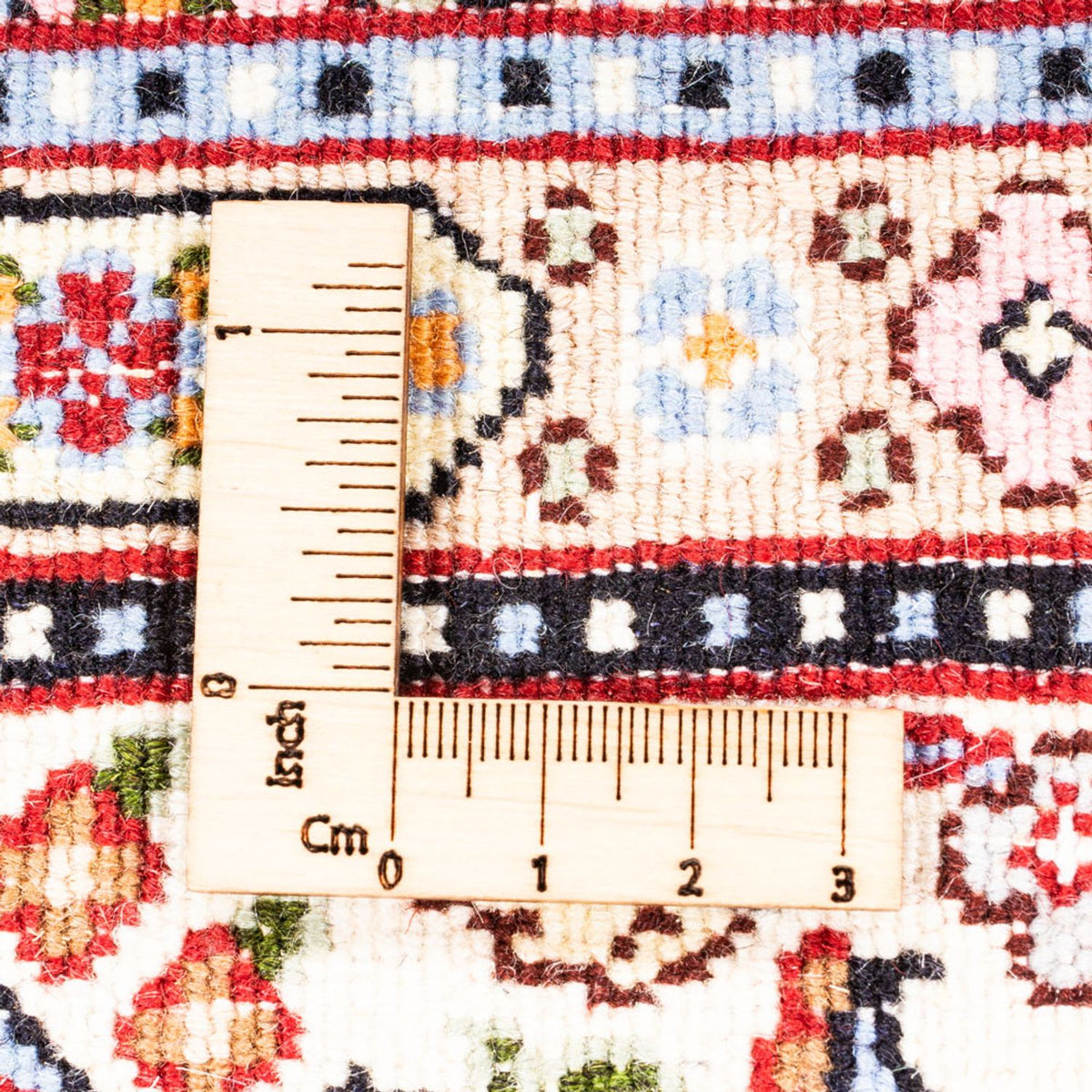 Alfombra persa - Clásica - Real - 128 x 78 cm - beige