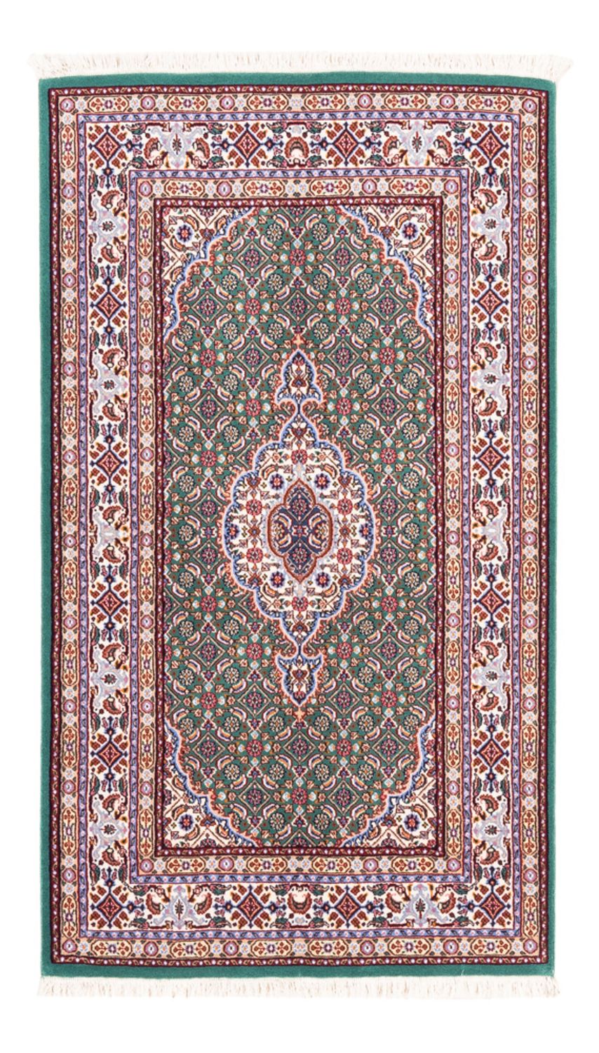 Alfombra persa - Clásica - Real - 133 x 77 cm - verde claro