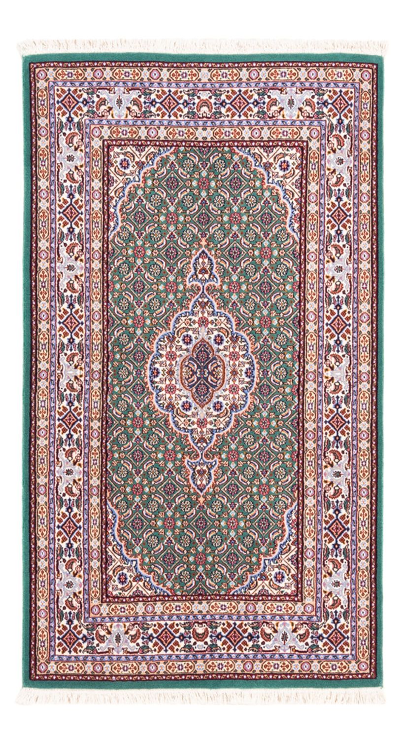 Alfombra persa - Clásica - Real - 132 x 80 cm - verde claro